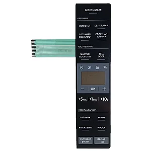 Membrana Micro-ondas Electrolux ME23 ME23S Preta 26,2x6,2cm