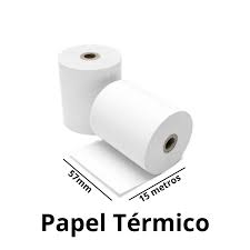 Caixa de Bobina Térmica 57x15 c/ 30 rolos Para Máquininha