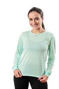 Camisa Básica Dry Fit Manga Longa Feminina - KAMIBI
