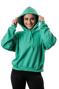 Moletom Cropped Fechado Feminino - KAMIBI