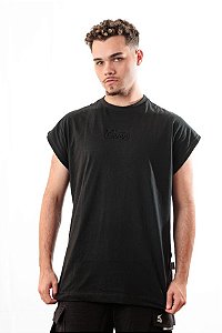 Regata Oversized Masculina Logo Textura