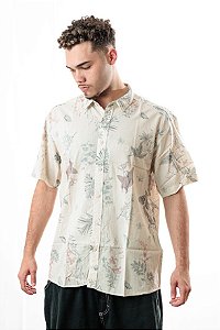 Camisa Masculina Polo USA Floral – Manga Curta
