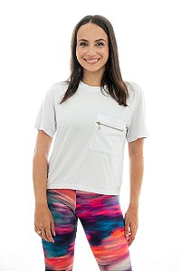 Camisa Visco Lycra com Bolso e Ziper