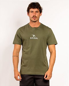 Camiseta Rip Curl Icon Tee Dark Olive