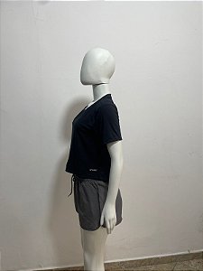 Shorts  Casual Microfibra Feminino