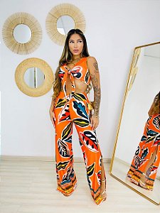 Conjunto Laranja Tropical Energia