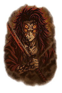 🔥👹 Camisa Kokushibo – Coleção Demon Slayer