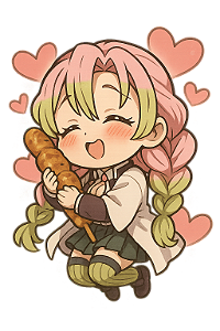 🍡 Mitsuri Fominha – Coleção Chibi