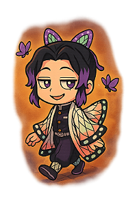 🦋 Shinobu Tranquila – Coleção Chibi