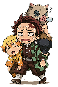 😩 Tanjiro Exausto – Coleção Chibi