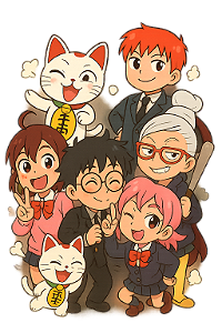 👾 Squad Chibi – DanDaDan