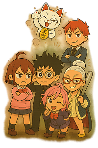 👾✨ Equipe Chibi DanDaDan – Camisa Exclusiva