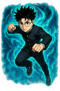 👓⚡ Okarun Determinado – Coleção DanDaDan