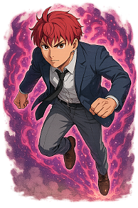👊🔥 Jin Determinado – Coleção DanDaDan