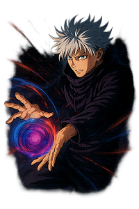 ✨🔥 Gojo Hollow Purple – Jujutsu Kaisen | Camisa Anime