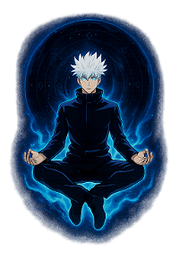 ✨💥 Gojo Satoru Expansão – Jujutsu Kaisen | Camisa Anime