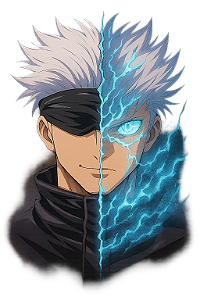 ✨💥 Gojo Satoru Dual – Jujutsu Kaisen | Camisa Anime