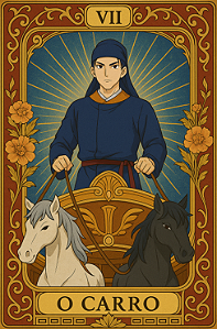 ✨🐎 O Carro – Determinação e Conquista | Diário de uma Apotecária Tarot