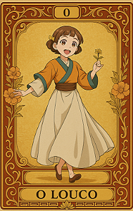 ✨🌿 O Louco – Tarot Chibi | Diário de uma Apotecária