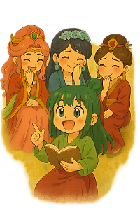 ✨📚 Aula Animada – Maomao Chibi e as Cortesãs | Diário de uma Apotecária