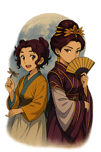 ✨🌙 Entre a Lua e o Mistério – Shisui e Loulan | Diário de uma Apotecária
