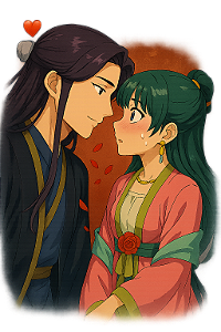 ✨🌹 Instante de Confissão – Maomao e Jinshi | Diário de uma Apotecária