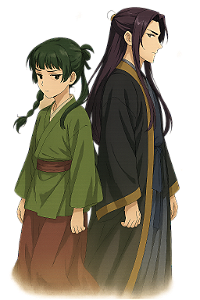 ✨🌸 Maomao & Jinshi – Diário de uma Apotecária