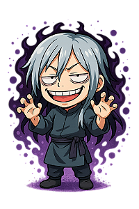 ✨😈 Chibi Mahito – Jujutsu Kaisen | Camisa Anime