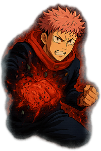 ✨🔥 Yuji Impacto – Jujutsu Kaisen | Camisa Anime