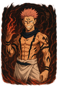 ✨🔥 Sukuna Sexy – Jujutsu Kaisen | Camisa Anime