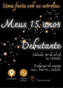 Convite Interativo Debutante