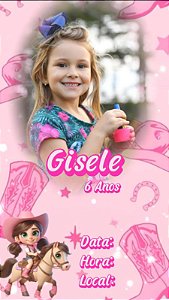 Convite Animado Boiadeira