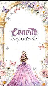 Convite Animado Debutante