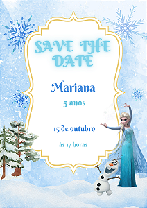Save The Date Frozen