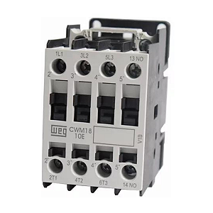 Contator Weg CWM 65A 1 NA+ 1NF 220V 50/60HZ D23