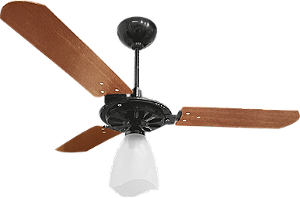 Ventilador De Teto Yris Preto/Mogno 127V Ventex