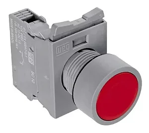 Botao Pulso Faceado weg Vermelho Cew NF