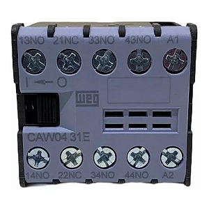Mini Contator Auxiliar Weg CAW04-22-2NA+2NF 220V