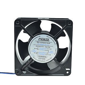 Ventilador de Painel 120X120X38MM Bivolt 110/220V Metaltex/lukma