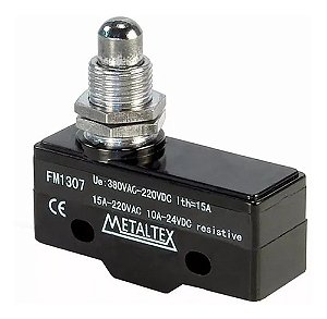 Mini Chave Fim de Curso Pino Preta FM1307