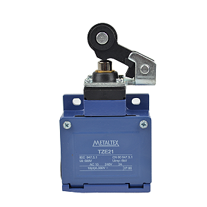 Chave Fim de Curso CX Larga Metal C/Roldada 1NA+1NF TZE21/M21