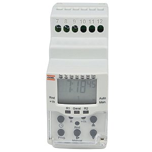 Coel Programador Horário Recarregável BWT40HR 100 A 240vca