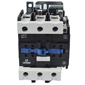 Contator Tripolar Importado 95A 1NA + 1NF 220V