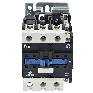Contator Tripolar Importado  50A 1NA+1NF 220V