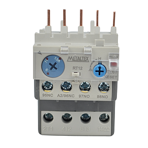 Relé Térmico Mini Contator  RT12 9 a 13A Metaltex