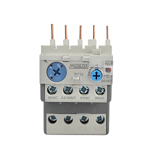 Relé Térmico Mini Contator  RT12 4 a  6A Metaltex