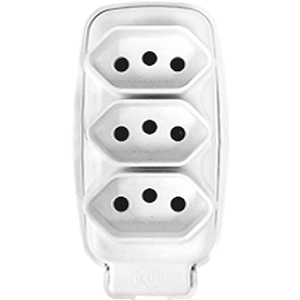 Tomada Barra Tripla 2P+T 10A