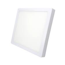 Plafon de Led Quadrado Sobrepor  18W 3000k Amarela