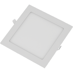 Plafon Led Embutir Slin 24W 30 x 30 Biv 6500K Quadrado Kian