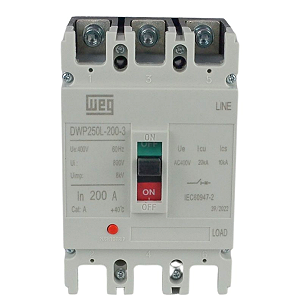 Disjuntor Caixa Moldada Weg  DWP250L  225A